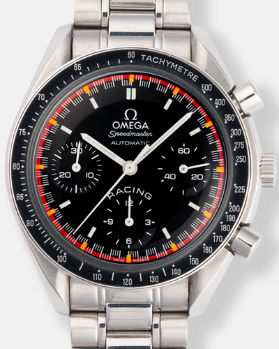 Omega Speedmaster Racing "Michael Schumacher" L. E. 39MM Black Dial Steel Bracelet (3518.50.00)