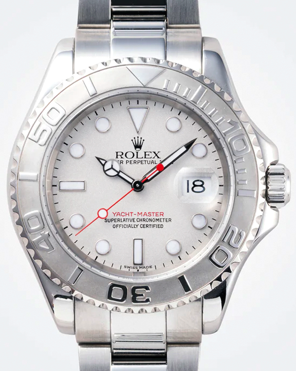 2004 (F Serial) Rolex Yacht-Master 40MM Silver Dial Oyster Bracelet (16622)