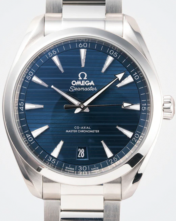 2020 Omega Seamaster Aqua Terra 150M 41MM Blue Dial Steel Bracelet (220.10.41.21.03.004)