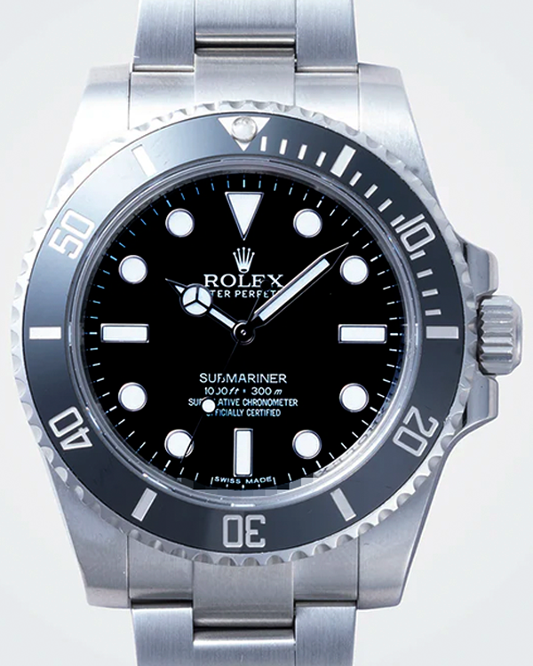 2014 Rolex Submariner No-Date 40MM Black Dial Oyster Bracelet (114060)