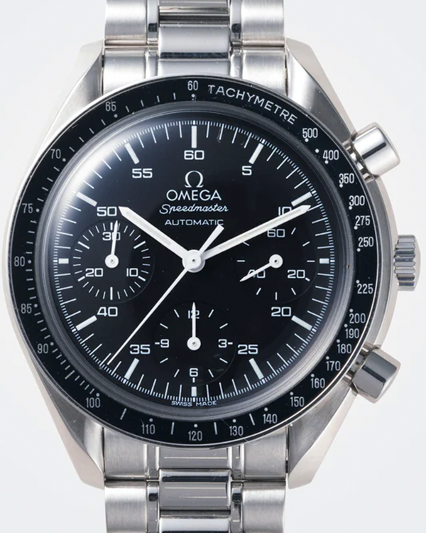 2006 Omega Speedmaster Reduced 39MM Black Dial Steel Bracelet (3510.50.00)