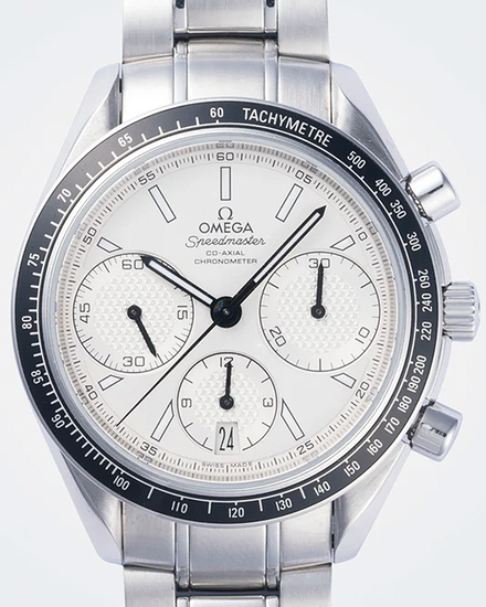 2013 Omega Speedmaster Racing 40MM White Dial Steel Bracelet (326.30.40.50.02.001)