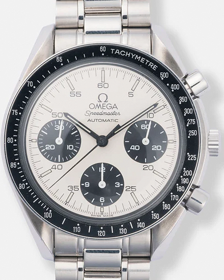 2002 Omega Speedmaster "Marui" L.E. 39MM White Dial Steel Bracelet (3510.21)