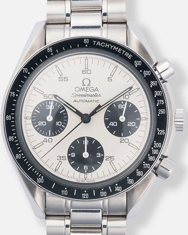 2002 Omega Speedmaster "Marui" L.E. 39MM White Dial Steel Bracelet (3510.21)