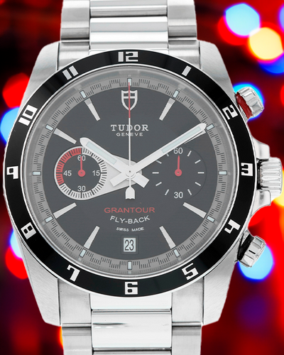Tudor Grantour Chrono Fly-Back 42MM Black Dial Steel Bracelet (20550N)