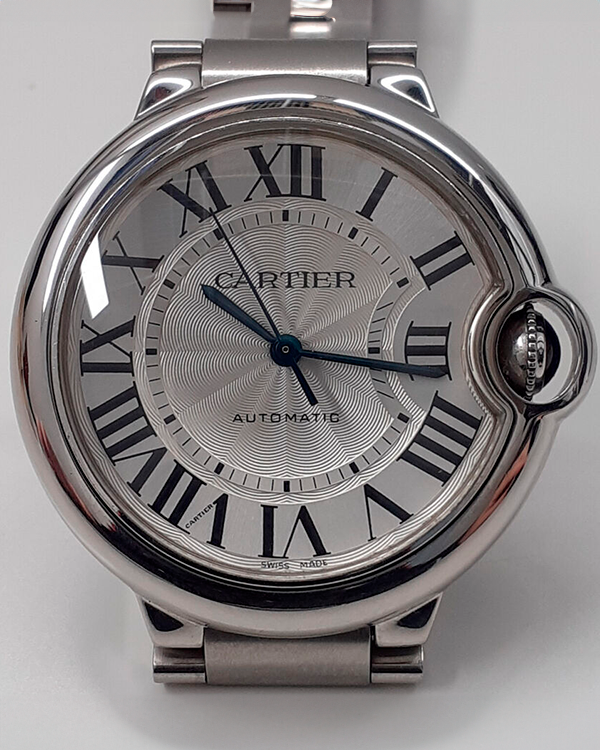 Cartier Ballon Bleu De Cartier 36MM Silver Dial Steel Bracelet (W6920046)