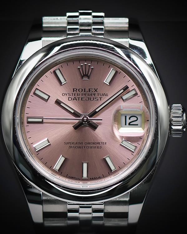 2021 Rolex Lady-Datejust 28MM Pink Dial Jubilee Bracelet (279160)