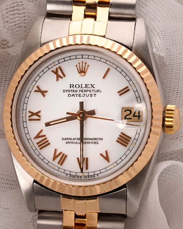 Rolex Datejust 31MM White Dial Two-Tone Jubilee Bracelet (68273)