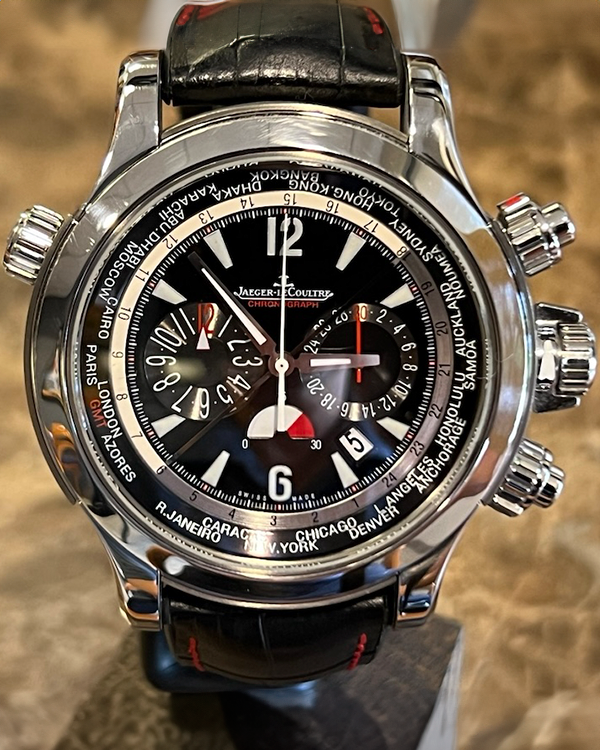 2011 Jaeger-LeCoultre Master Compressor Extreme World 46MM Black Dial Leather Strap (Q1768470)