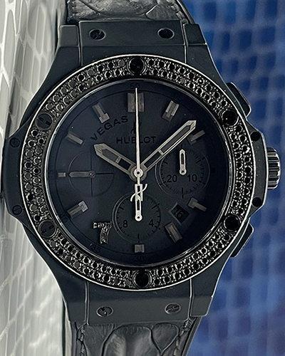 Hublot Big Bang "Las Vegas" L.E. 44mm Black Dial Leather/Rubber Strap (301.CI.1110.HR.1100.LVB17)