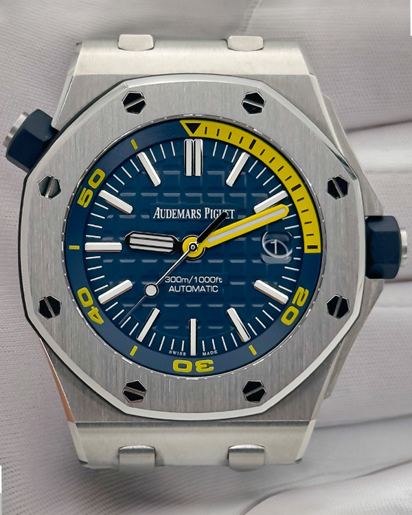 2018 Audemars Piguet Royal Oak Offshore Diver 42MM Blue Dial Rubber Strap (15710ST.OO.A027CA.01)