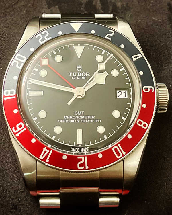 2018 Tudor Black Bay GMT 41MM Black Dial Steel Bracelet (79830RB)