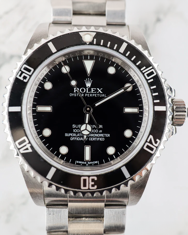 2010 (G Serial) Rolex Submariner No-Date 40MM Black Dial Oyster Bracelet (14060M)