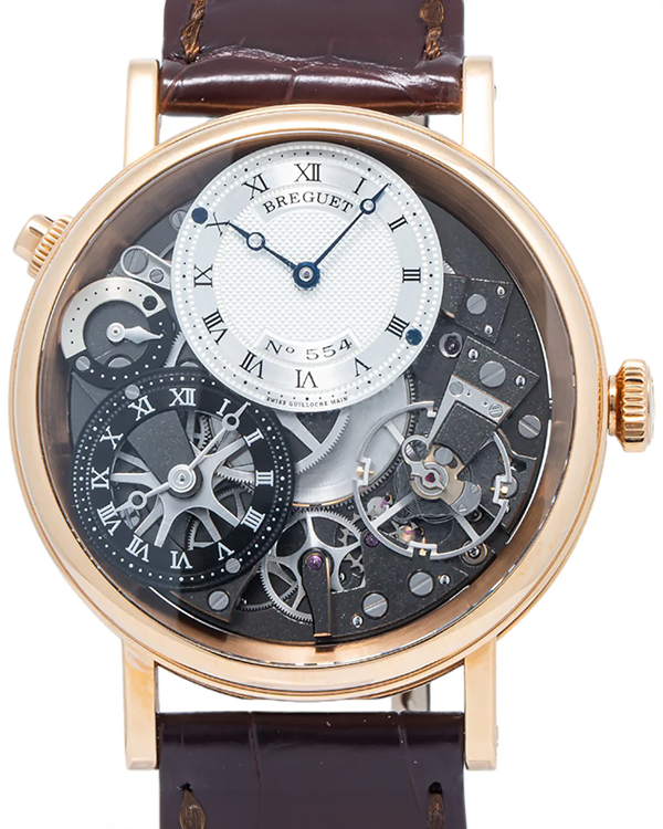 2014 Breguet Tradition 40MM Skeleton Dial Leather Strap (7067BRG19W6)