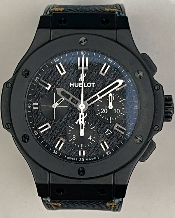 Hublot Big Bang Dark Jeans L.E. 44MM Black Dial Textile/Rubber Strap (301.CI.2770.NR.JEANS)