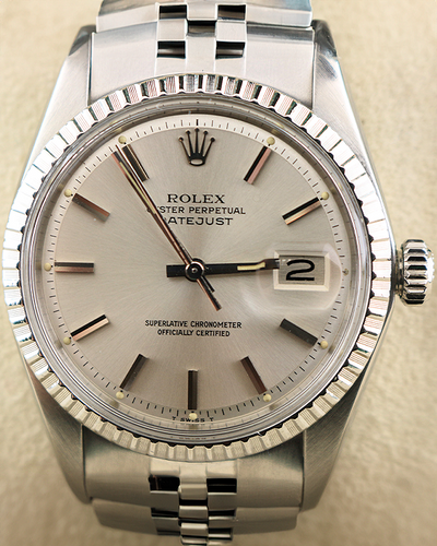 1978 (5.3 Mill Serial) Rolex Datejust 36MM Silver Dial Jubilee Bracelet (1603)