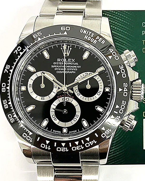 2022 Rolex Cosmograph Daytona 40MM Black Dial Oyster Bracelet (116500LN)