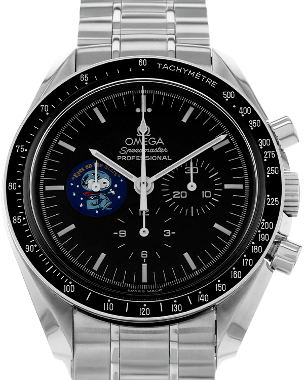 Omega Speedmaster Professional Moonwatch "Snoopy" L.E. 42MM Black Dial Steel Bracelet (3578.51.00)