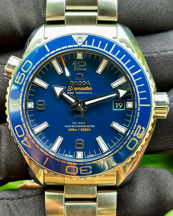 Omega Seamaster Planet Ocean 600M 43.5MM Blue Dial Steel Bracelet (215.30.44.21.03.001)