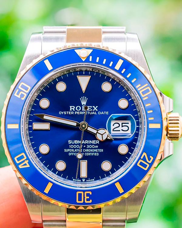 2022 Rolex Submariner Date "Bluesy" 41MM Blue Dial Two-Tone Oyster Bracelet (126613LB)