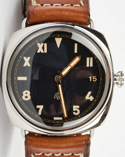 Panerai Radiomir 3 Days 47MM Black "California" Dial Leather Strap (PAM00424)