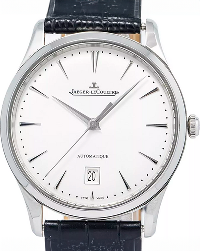 Jaeger-LeCoultre Master Ultra Thin 39MM Silver Dial Leather Strap (109.8.37.S Q1238420)