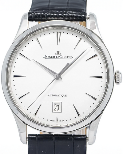 Jaeger-LeCoultre Master Ultra Thin 39MM Silver Dial Leather Strap (109.8.37.S Q1238420)