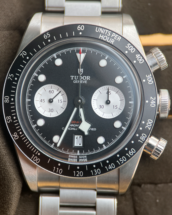 2021 Tudor Black Bay Chrono 41MM Black Dial Steel Bracelet (79360N)