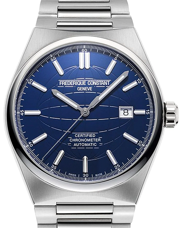 Frederique Constant Highlife 41MM Blue Dial Steel Bracelet (FC-303N4NH6B)