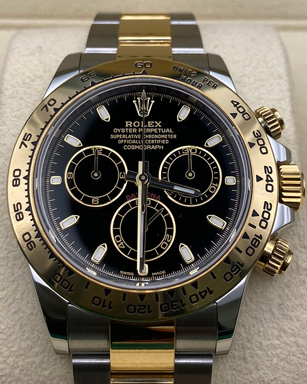 2020 Rolex Cosmograph Daytona 40MM Black Dial Two-Tone Bracelet (116503)