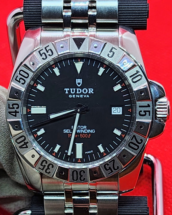 2010 Tudor Hydronaut 41MM Bracelet Steel Black Dial (20020)