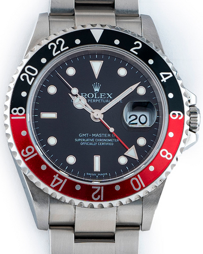 2006 Rolex GMT-Master II "Coke" 40MM Black Dial Oyster Bracelet (16710)