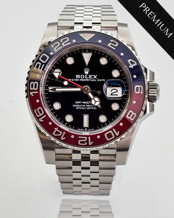 2022 Rolex GMT-Master “Pepsi” Jubilee Oystersteel Black Dial (126710BLRO)