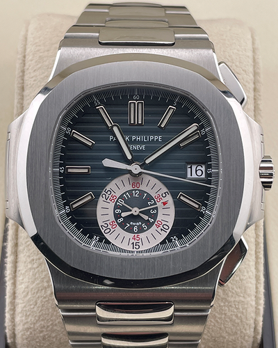 2011 Patek Phillipe Nautilus 40.5MM Blue Dial Steel Bracelet (5980/1A-001)