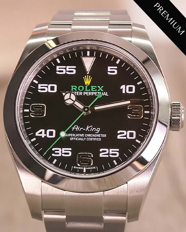 2021 Rolex Air-King 40MM Black Dial Oystersteel Bracelet (116900)