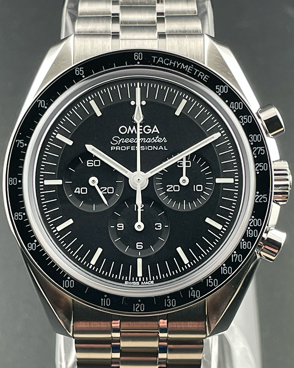 2021 Omega Speedmaster Professional Moonwatch 42MM Black Dial Steel Bracelet (310.30.42.50.01.002)