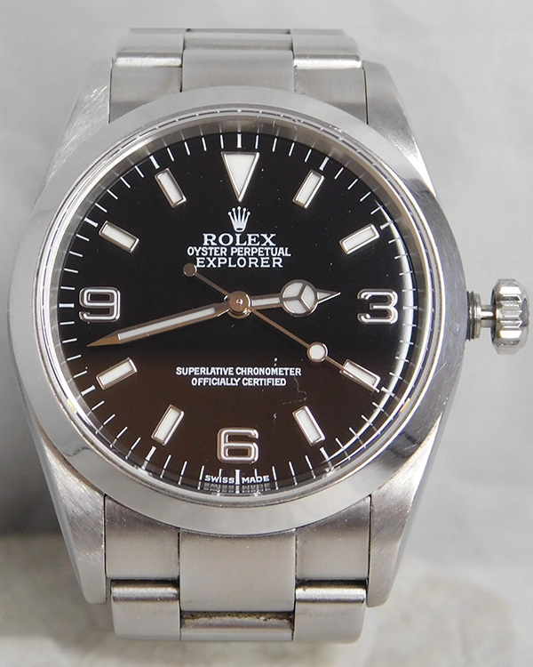 2003 Rolex Explorer 36MM Black Dial Oyster Bracelet (114270)