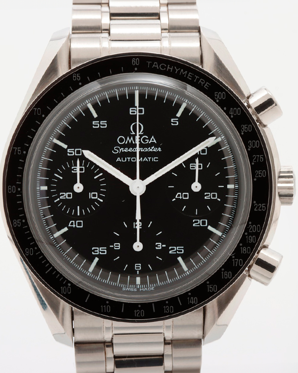 Omega Speedmaster Reduced 39MM Black Dial Steel Bracelet (3510.50.00)