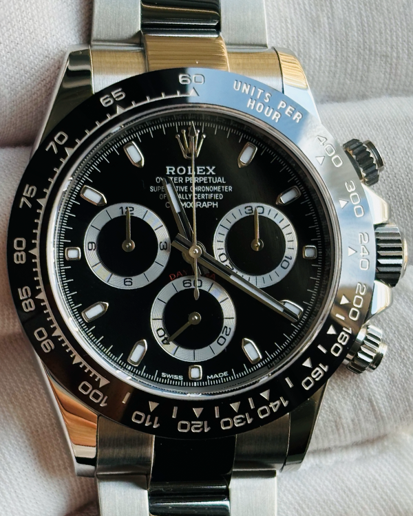 2018 Rolex Cosmograph Daytona 40MM Black Dial Oyster Bracelet (116500LN)