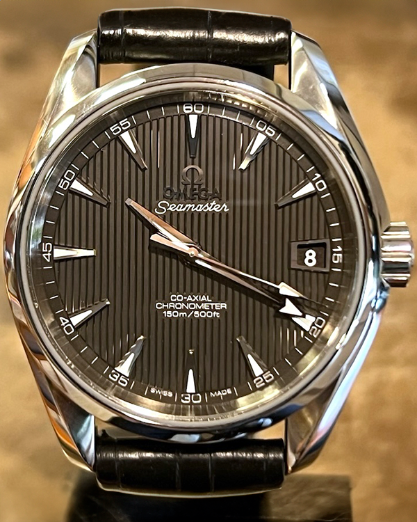 Omega Seamaster Aqua Terra 150M 38.5MM Grey Dial Leather Strap (231.13.39.21.06.001)