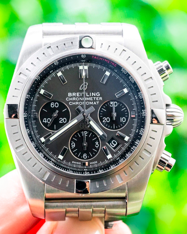 2020 Breitling Chronomat B01 Chronograph 44MM Grey Dial Steel Bracelet (AB0115101F1A1)