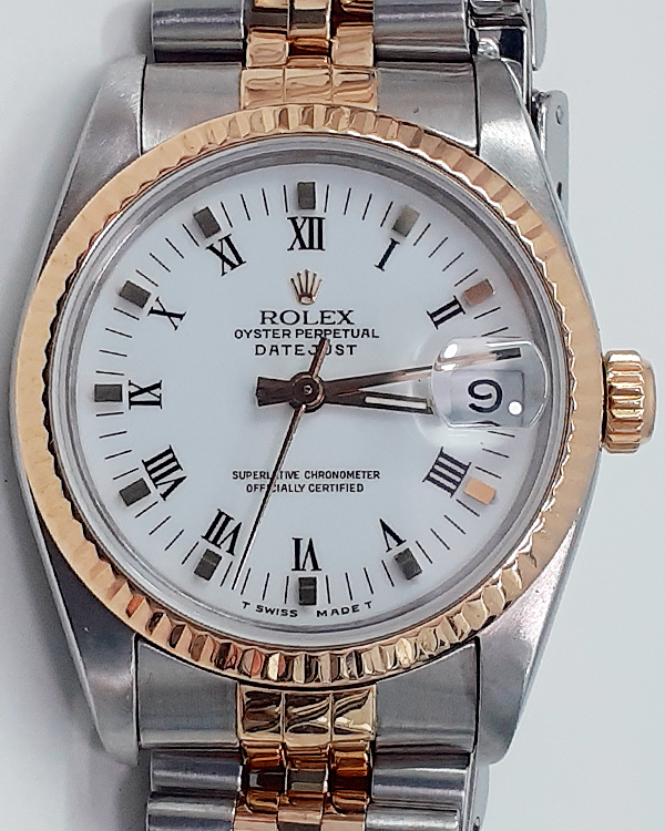 Rolex Datejust 31MM White Dial Two-Tone Jubilee Bracelet (68273)