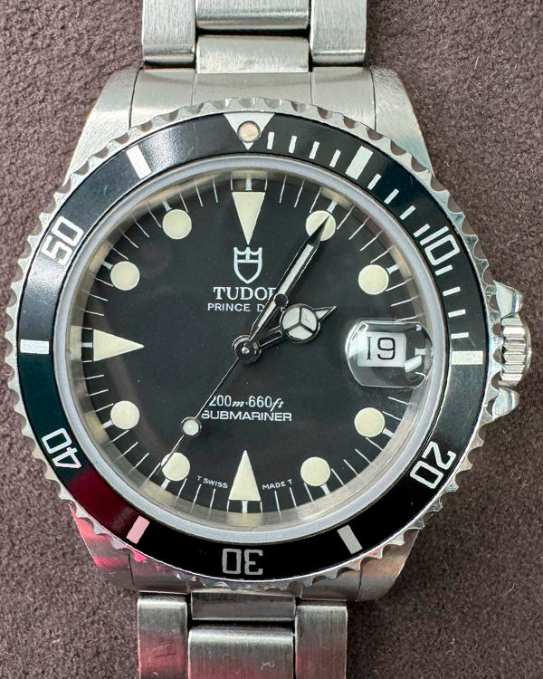 Tudor Submariner 36MM Black Dial Steel Bracelet (75190)