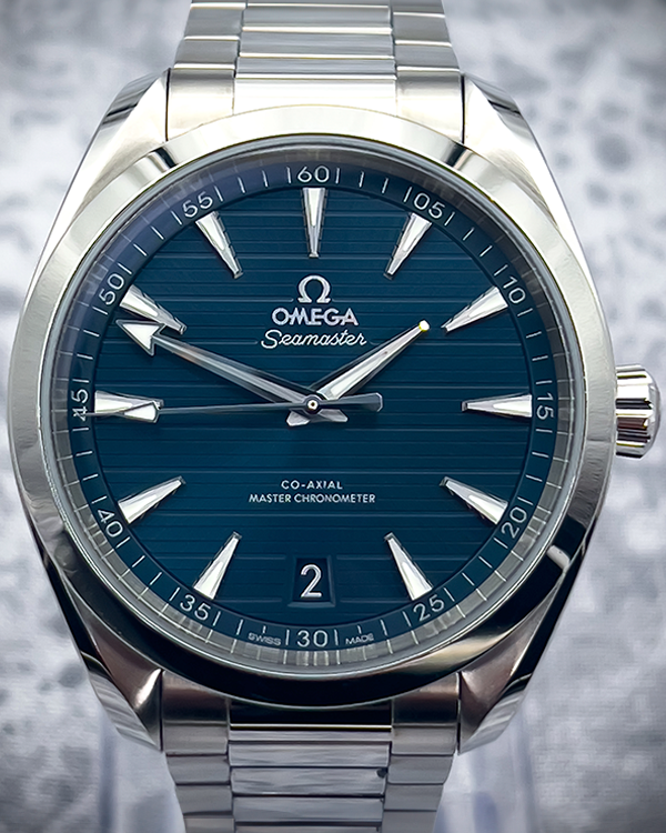 2022 Omega Seamaster Aqua Terra 41MM Blue Dial Steel Bracelet (220.10.41.21.03.004)