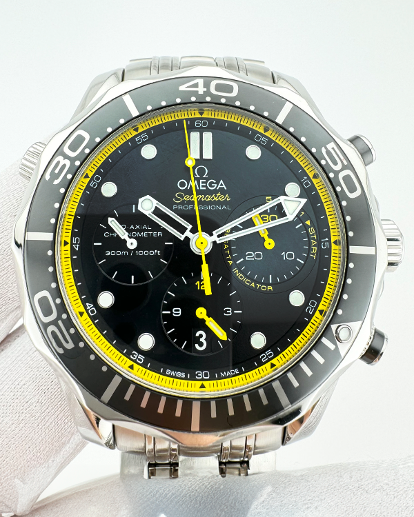 Omega Seamaster Diver 300M 44MM Black Dial Steel Bracelet (212.30.44.50.01.002)