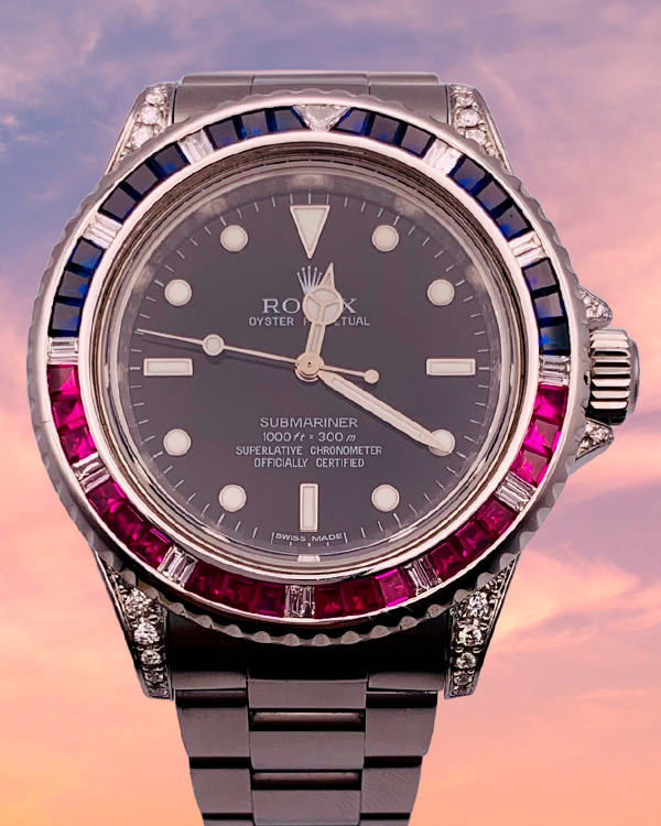 Rolex Submariner No-Date 40MM Black Dial Oyster Bracelet (14060)