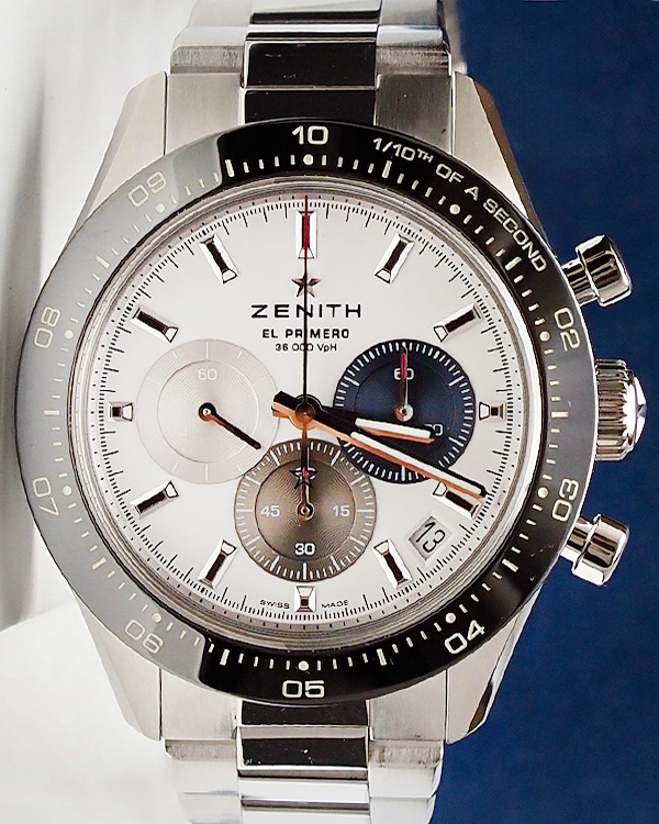 2023 Zenith Chronomaster Sport 41MM Silver Dial Steel Bracelet (03.3100.3600/69.M3100)