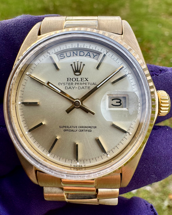 1978 (5.Mill Serial) Rolex Day-Date 36MM Champagne Dial Yellow Gold President Bracelet (1803)