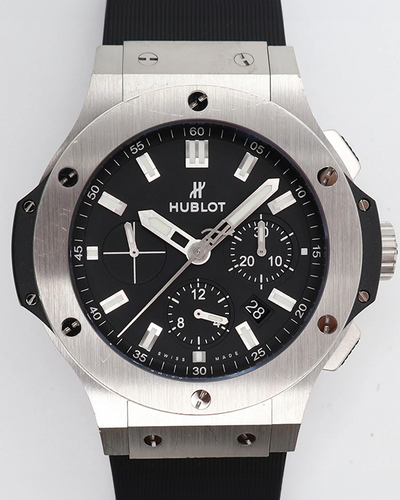 Hublot Big Bang 44MM Black Dial Rubber Strap (301.SX.1170.RX)