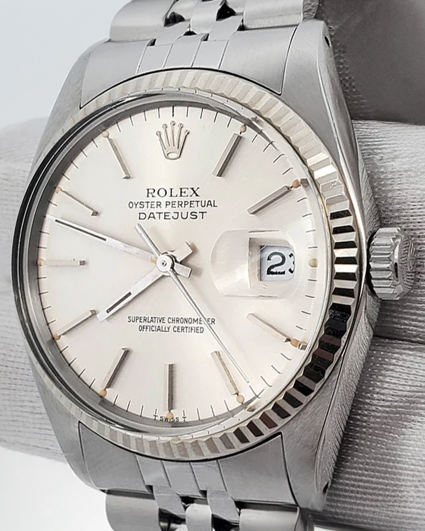 Rolex Datejust 36MM Silver Dial Jubilee Bracelet (16014)